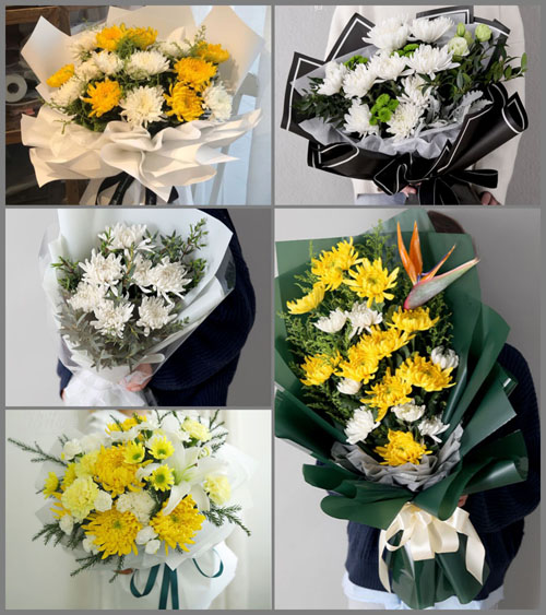 广东惠州市惠东县稔山镇白事花束代送
